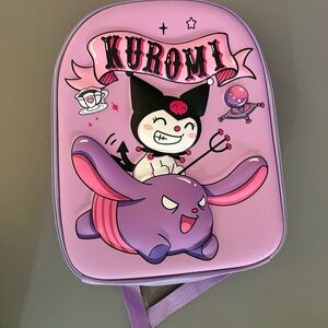 Kuromi child backpack NWOT